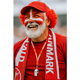Dansk Danmark Nøkkelbånd Fløyte