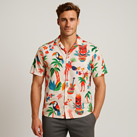 Tiki Hawaiiskjorte
