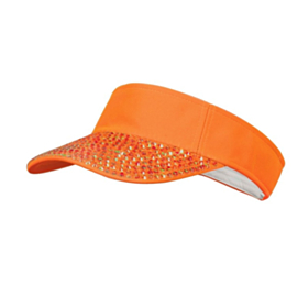 Glitter Solskjerm Caps Oransje