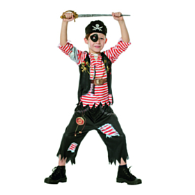Tøff Pirat Barnekostyme