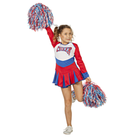 Klassisk Cheerleader Barnekostyme