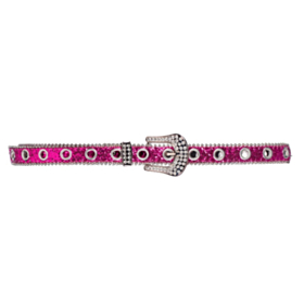Disco Glitrende Belte Rosa