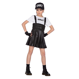 SWAT Kjole Barnekostyme