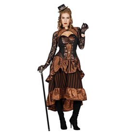 Viktoriansk Steampunk Kjole Kostyme