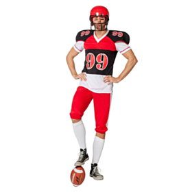 Amerikansk Fotballspiller Kostyme