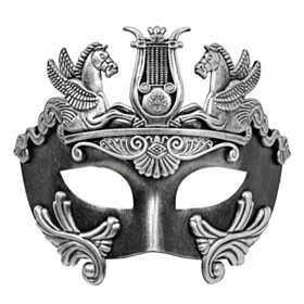 Pegasus Øyemaske Sølv