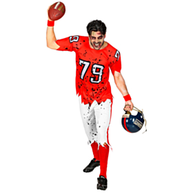 Amerikansk Fotballspiller Zombie Kostyme