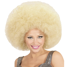 Kjempe Afroparykk Blond