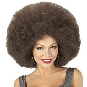 Stor Afroparykk Brun