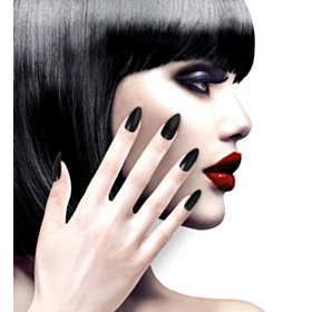 Kunstige Negle Stiletto Sort