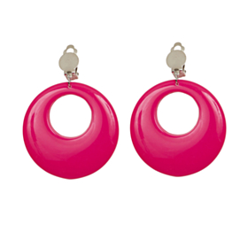 Disko Øreringer Rosa