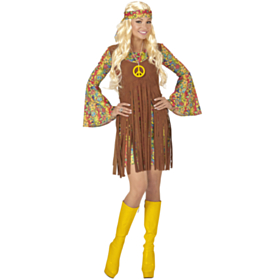 Jordens Hippie Kjole Kostyme