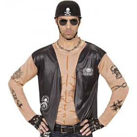 Tøff Biker Skjorte