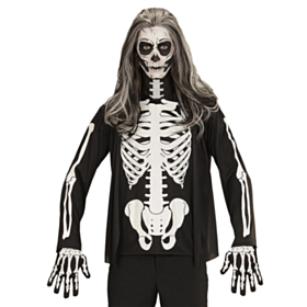 Day of the Dead Skjelett Bluse