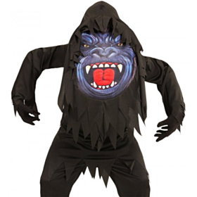 Gorilla Kjempehode Barnekostyme