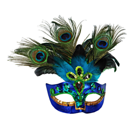 Påfugl Maske
