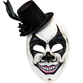 Killer Klovn Maske med Flosshatt