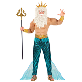 Poseidon Havets Gud Kostyme