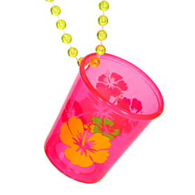 Halskæde Med Neonpink Shotglas