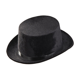 Elegant Flosshatt Svart