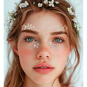 Hippie Daisy Ansigtssmykker