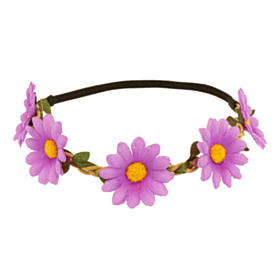 Blomster Hårbånd Lilla