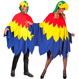 Papegøye Poncho Kostyme