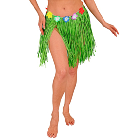 Hula Stråskjørt Grønn