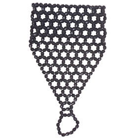 Fingerhanske Svarte Perler