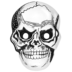 Grøssende Skjelettmaske