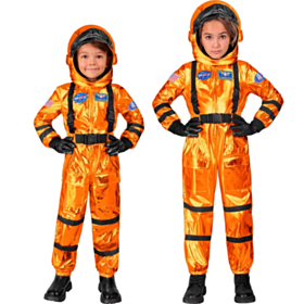 Astronaut Barnekostyme Oransje