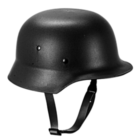 Militærhjelm Svart