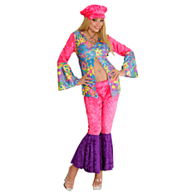 Blomstrende Hippie Kostyme