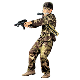 Soldat Militær Barnekostyme
