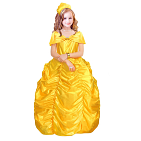 Prinsesse Belle Barnekostyme