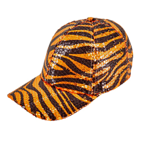 Tiger Paljett Caps Oransje