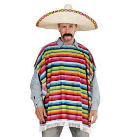 Fargerik Poncho