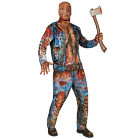 Blodig Zombie Jumpsuit Kostyme