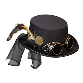 Steampunkhatt med Briller