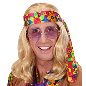 Hippie Dude Parykk Blond
