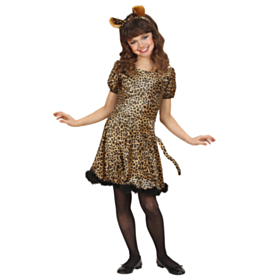 Leopardjente Barnekostyme