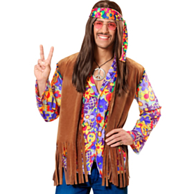 Frynset Hippie Kostyme