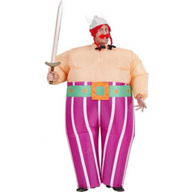 Oppbl&aring;sbar Viking Kostyme