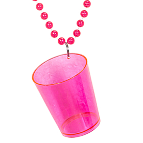 Shotglass Halskjede Rosa