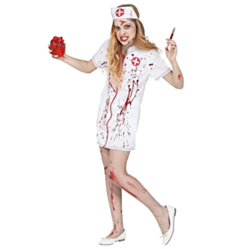Zombie Sykepleierske Barnekostyme