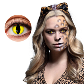 Kontaktlinser Yellow Cat Gul