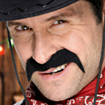 Cowboy Bart Svart