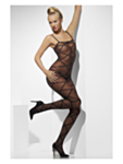 Gjennomsiktig Rutete Bodystocking