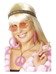 Hippie Tilbehørssett Rosa
