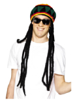 Hatt med Dreadlocks